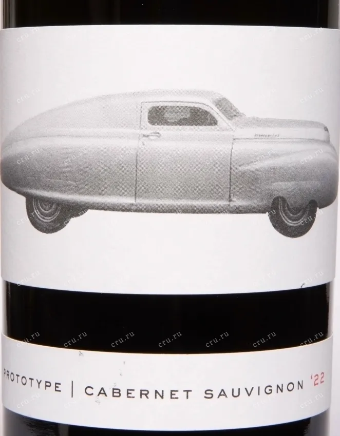 Этикетка Prototype Cabernet Sauvignon 2022 0.75 л