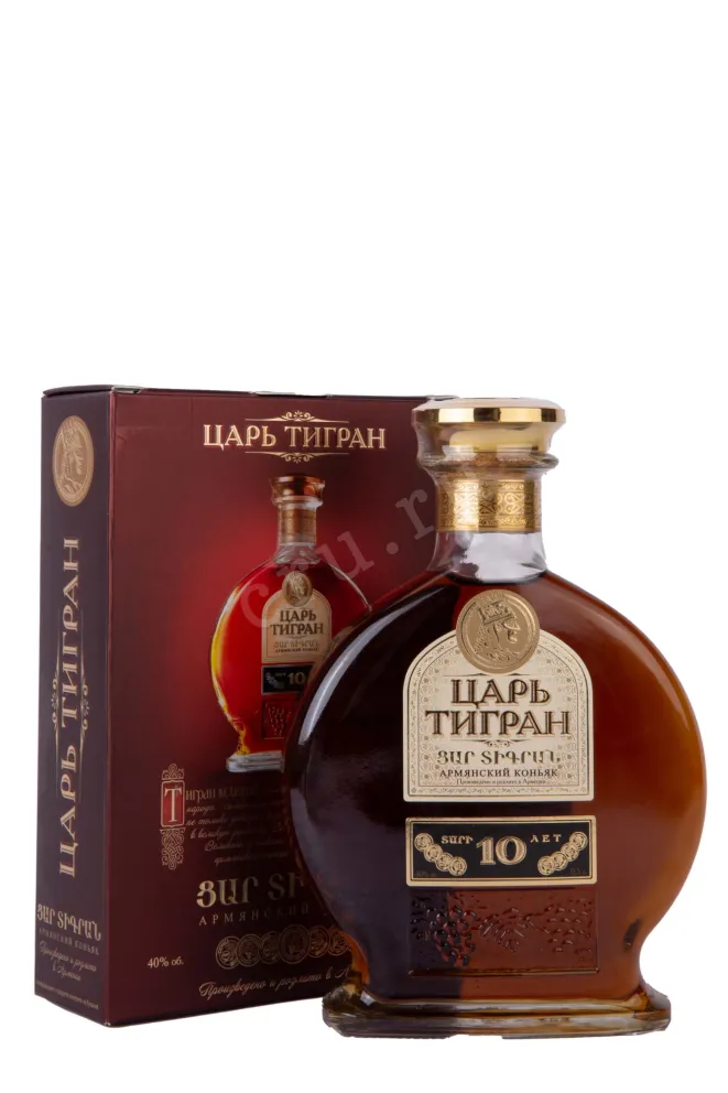 Коньяк Царь Тигран 10 лет  0.5 л