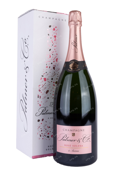 Шампанское Champagne Palmer & Co Rose Solera gift box  1.5 л