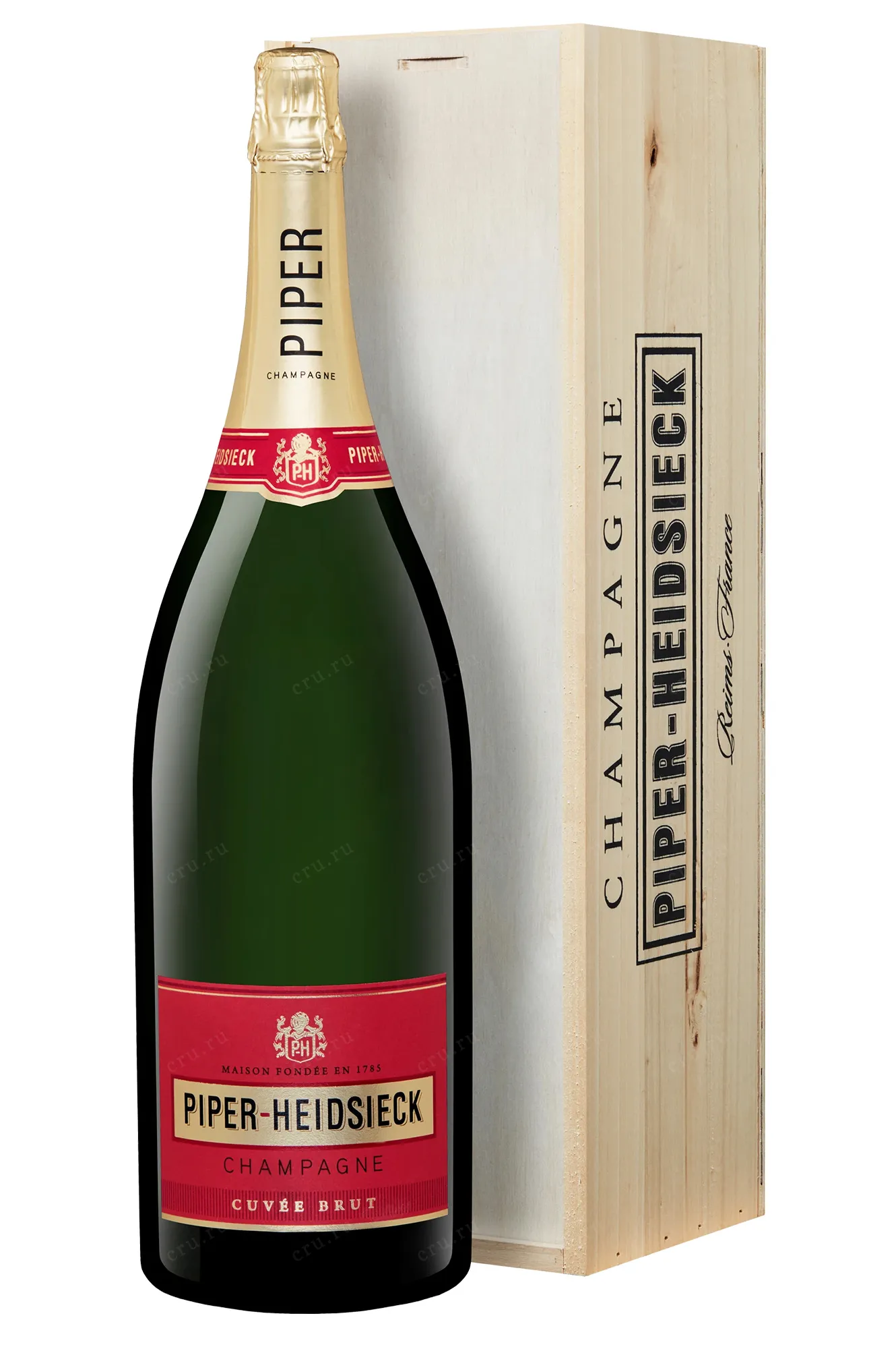 Фото — Шампанское Piper Heidsieck Cuvee Brut in gift box  3 л