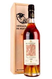 Арманьяк Bas-Armagnac De Pontiac wooden box 1989 0.7 л
