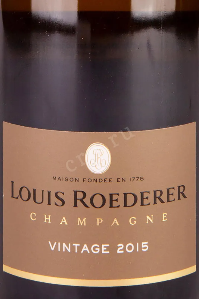 Этикетка Louis Roederer Vintage 2015 0.75 л