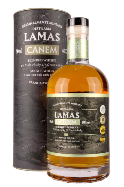 Виски Lamas Canem in tube  0.75 л