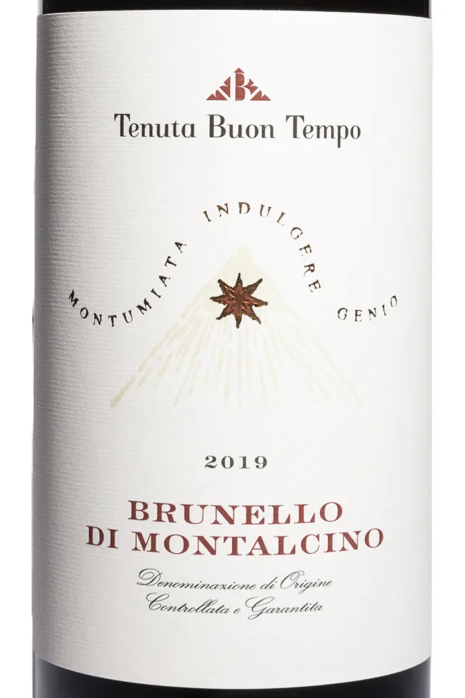 Этикетка Tenuta Buon Tempo Brunello Di Montalcino DOCG 2019 0.75 л