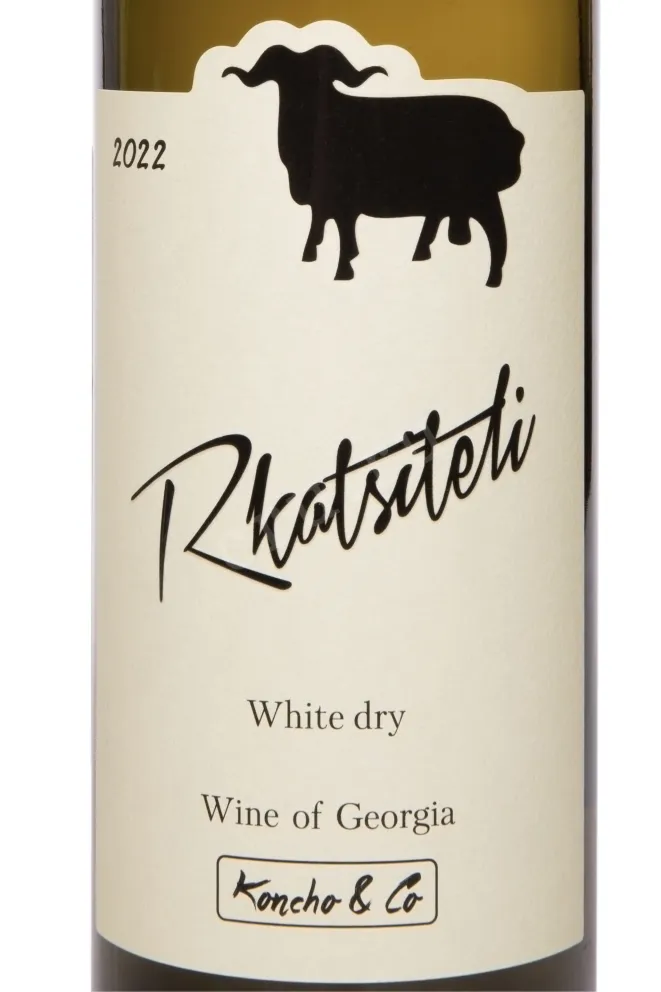 Этикетка Koncho & Co Qvevri Rkatsiteli 2022 0.75 л