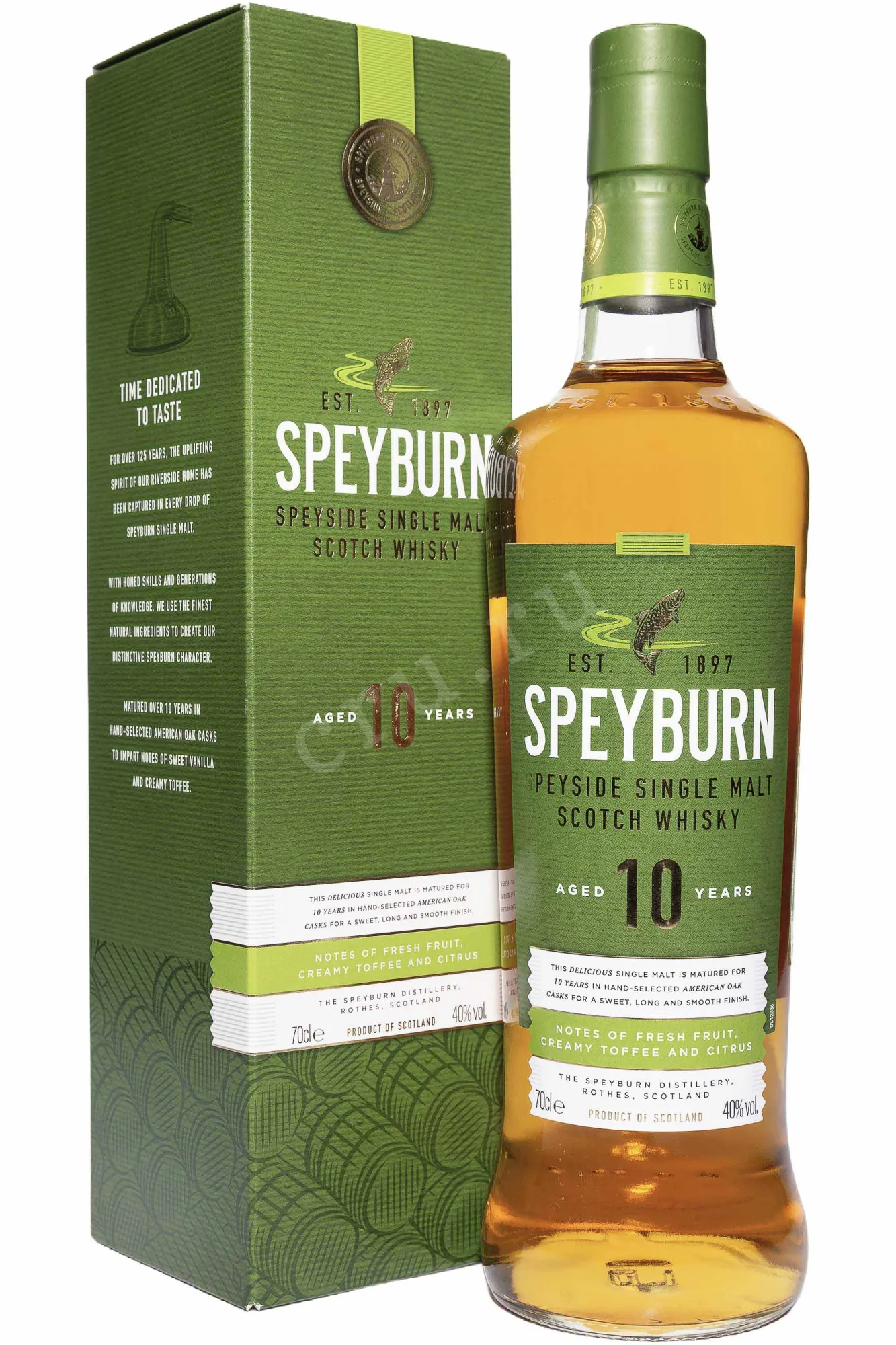 Фото — Виски Speyburn 10 years  0.7 л