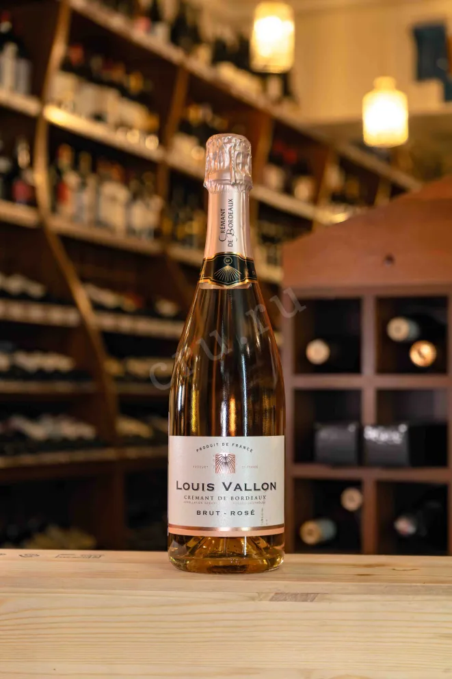 В магазине Крю Профи Louis Vallon Cremant de Bordeaux Rose 2023 0.75 л