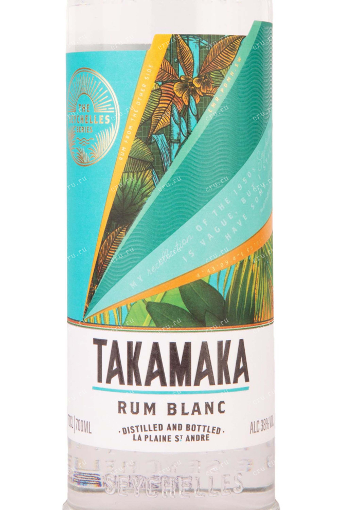 Этикетка Takamaka Blanc 0.7 л