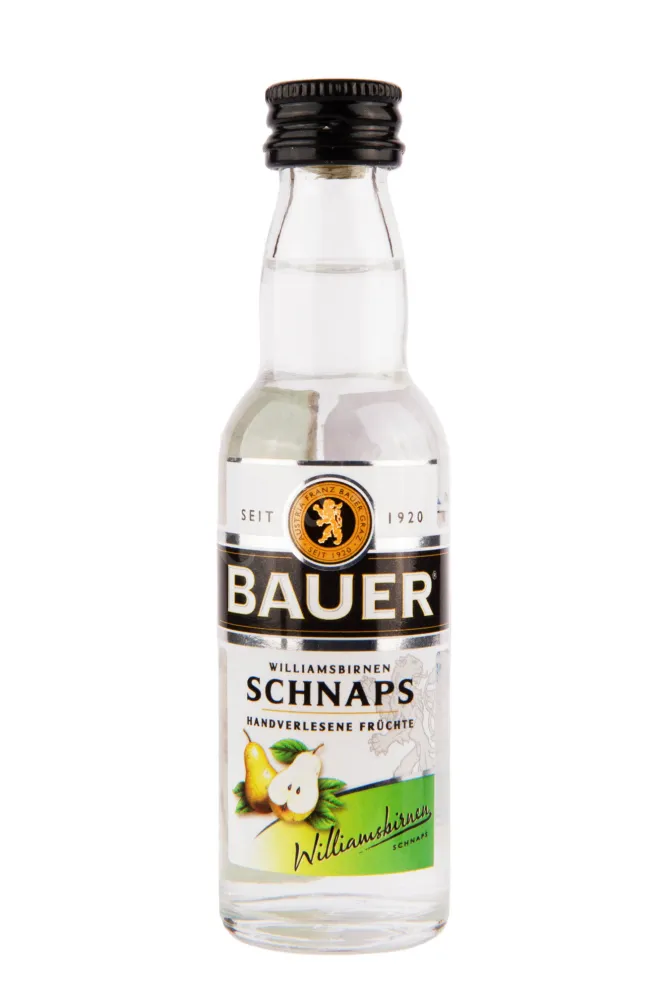 Шнапс Bauer Williamsbirnen  0.04 л