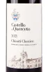 Этикетка Chianti Classico Castello di Querceto DOCG 2021 0.375 л