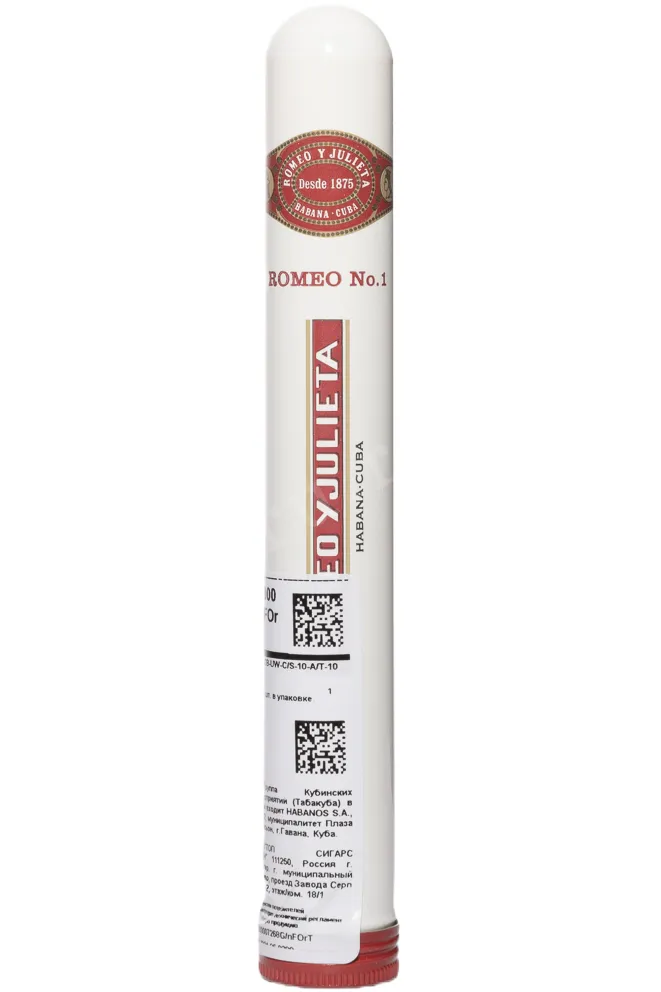 Сигара Romeo y Julieta Romeo № 1 Tubos *10