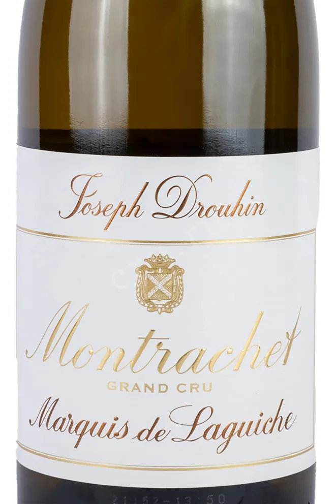 Этикетка Montrachet Grand Cru Marquis de Laguiche Joseph Drouhin 2019 0.75 л