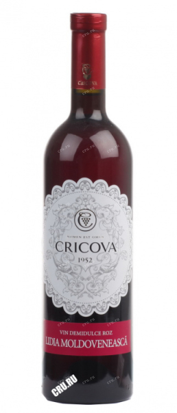 Вино Cricova 1952 Lidya Moldavskaya Lace Range  0.75 л