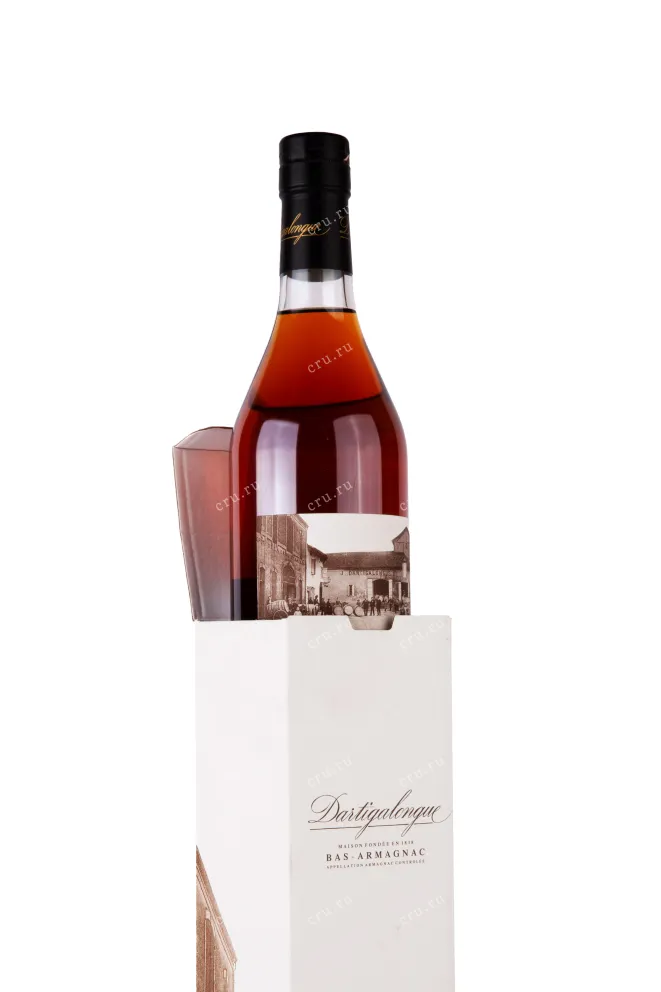 В подарочной коробке Dartigalongue Bas Armagnac XO gift box 2009 0.7 л