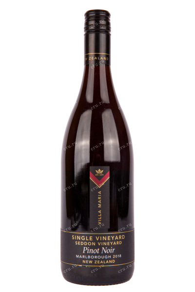 Вино Villa Maria Single Vineyard Seddon Pinot Noir 2018 0.75 л