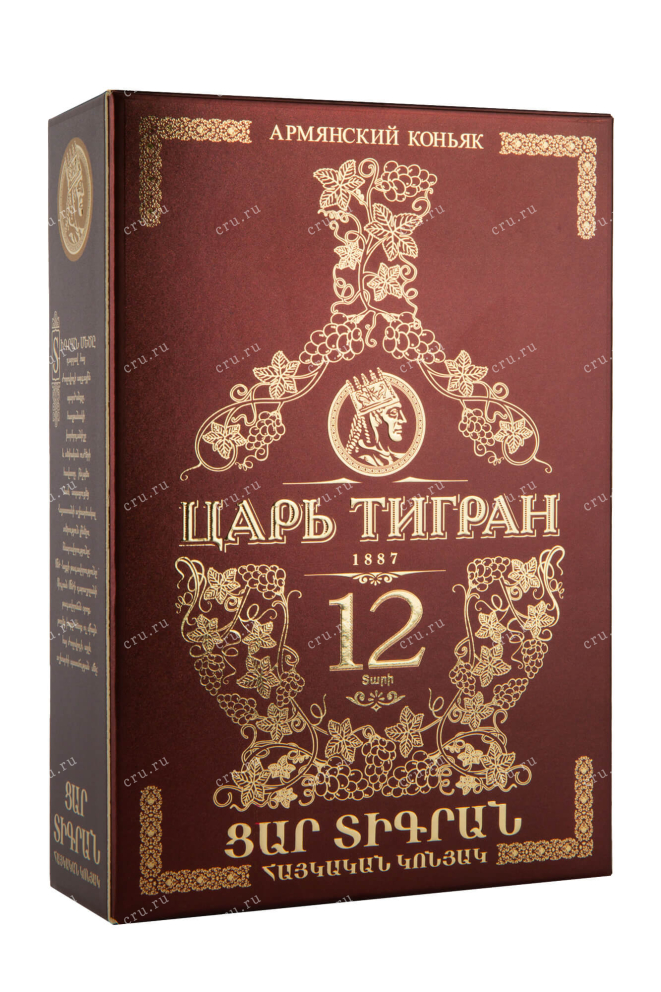 Подарочная коробка Tsar Tigran 12 years 0.5 л