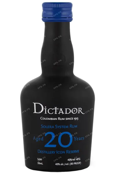 Ром Dictador 20 years  0.05 л