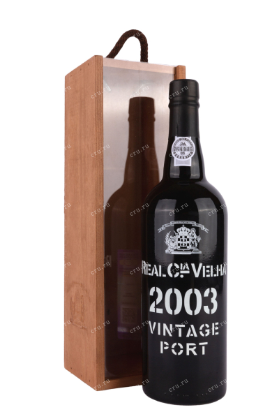 Портвейн Real Companhia Velha Vintage Port wooden box 2003 0.75 л