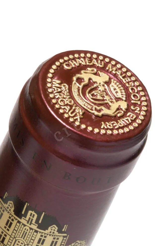 Пробка Chateau Malescot Saint-Exupery Grand Cru Classe Margaux AOC 2018 0.75 л