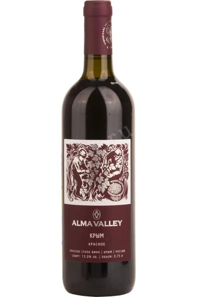 Вино Алма Велли Красное 2017 0.75 л