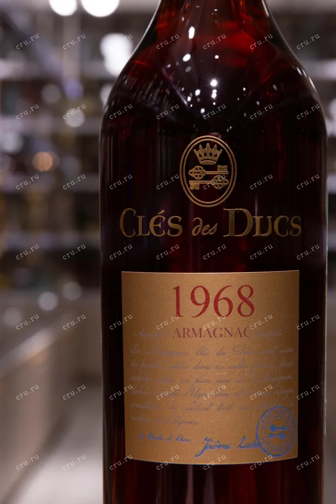 Этикетка Cles des Ducs 1968 0.7 л