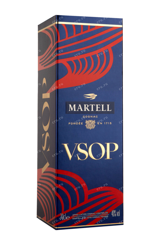 Подарочная коробка Martell VSOP  0.7 л