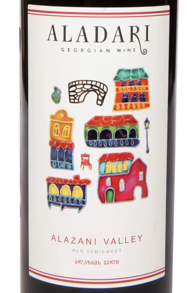 Этикетка Aladari Alazani Valley 2019 0.75 л