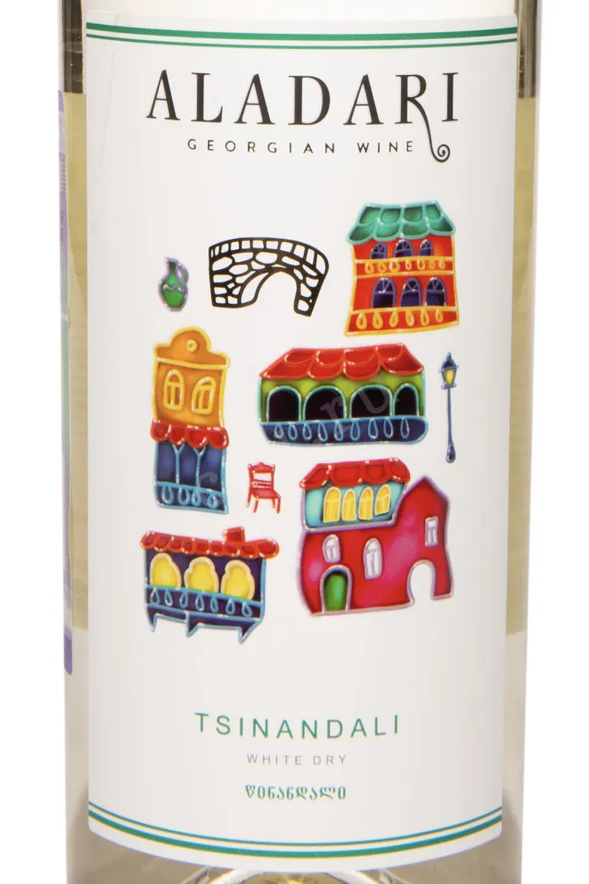 Этикетка Aladari Tsinandali 2018 0.75 л