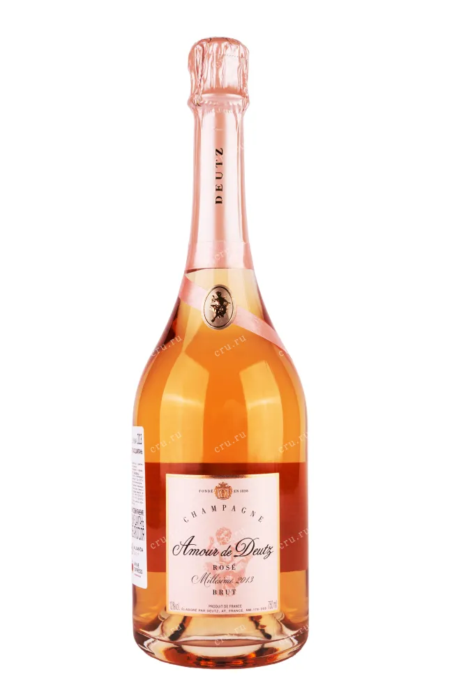 Бутылка Amour de Deutz Rose gift box 2013 0.75 л