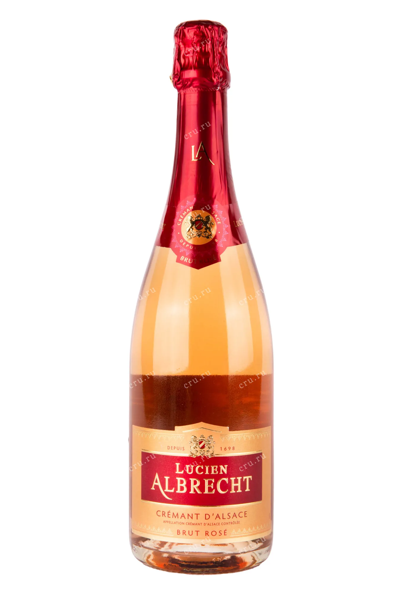 Фото —  Игристое вино Cremant d'Alsace Lucien Albrecht Brut Rose  0.75 л