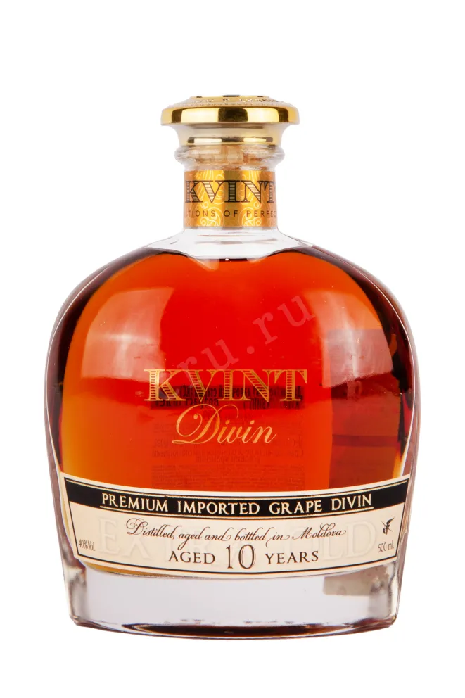 Коньяк Квинт Дивин КС 10 лет 0.5