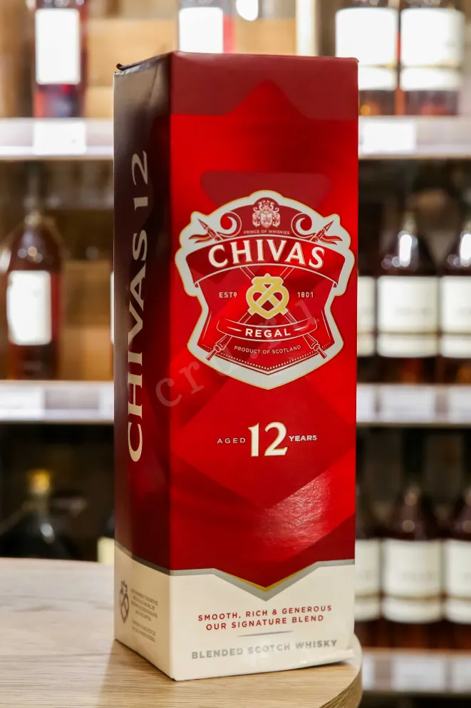 В магазине Крю Профи Chivas Regal 12 years in gift box 1 л