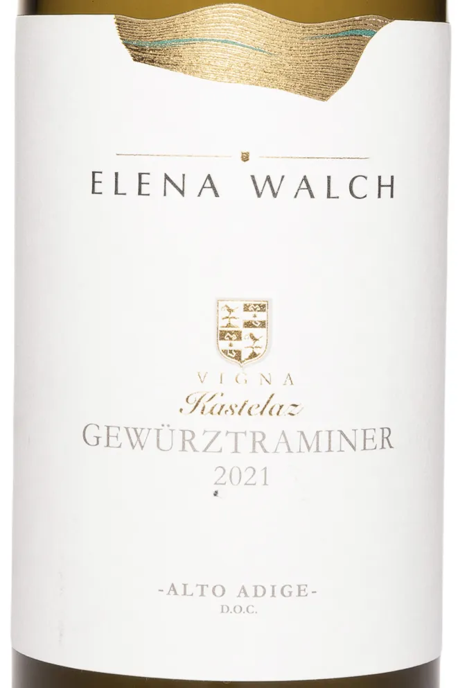Этикетка Elena Walch Gewurztraminer Kastelaz Alto Adige DOC 2020 0.75 л
