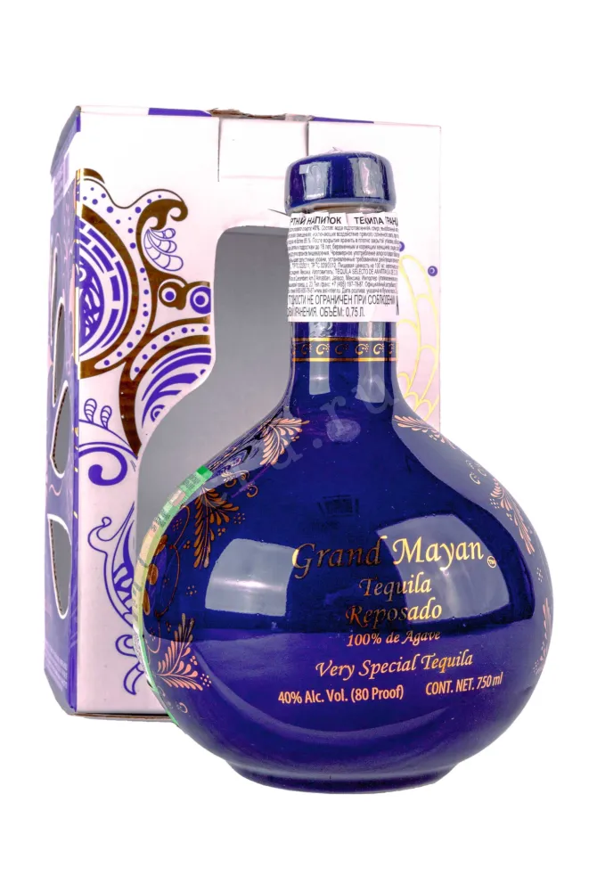 Текила Grand Mayan Reposado in gift box  0.75 л