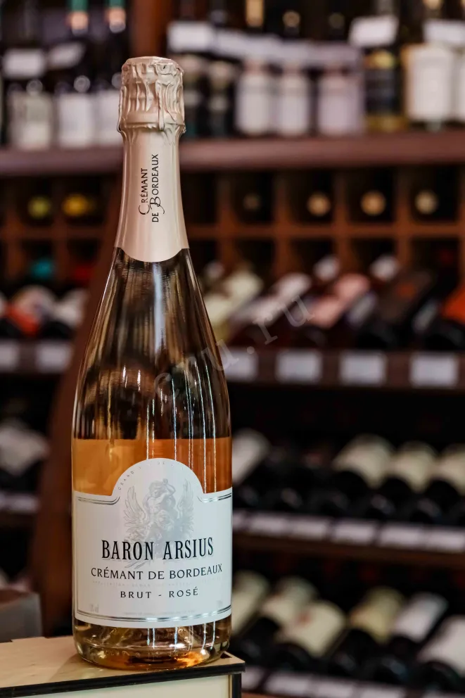 В магазине Крю Профи Baron Arsius Cremant de Bordeaux Rose 2021 0.75 л
