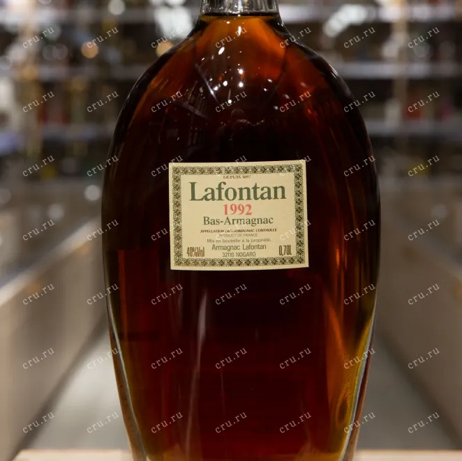 Этикетка Lafontan 1992 0.7 л