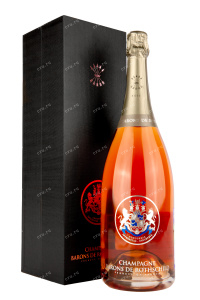 Шампанское Barons de Rothscild Rose in gift box  1.5 л