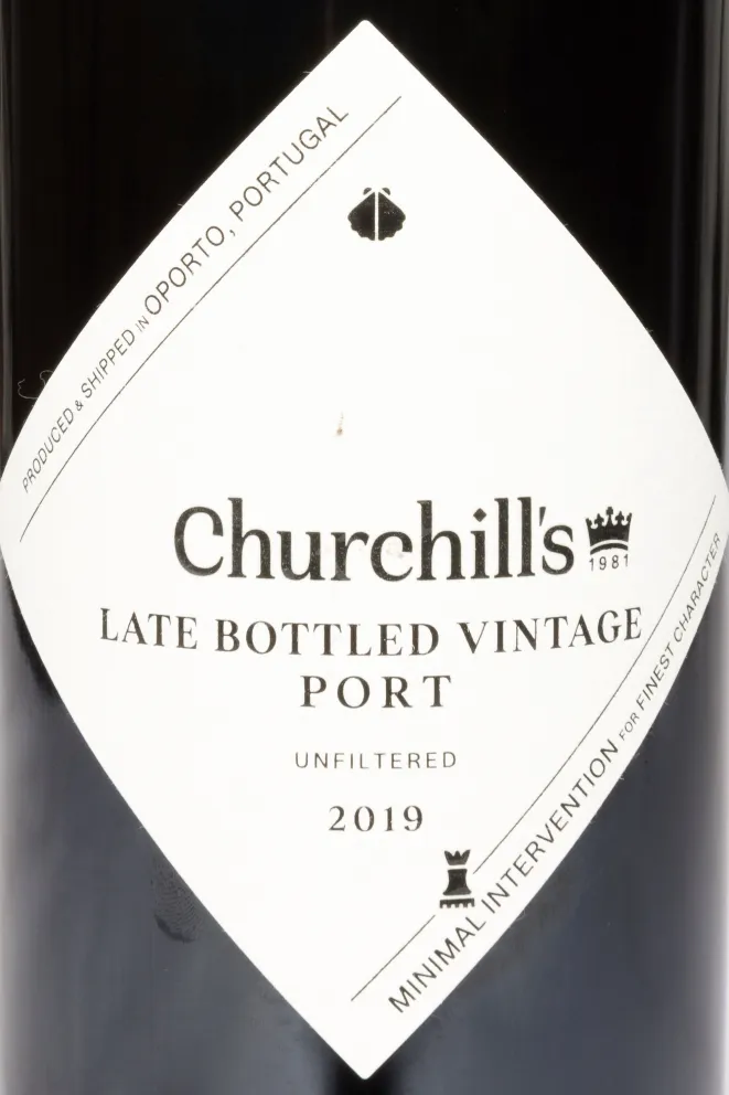 Этикетка Churchill’s Late Bottled Vintage Port 2019 0.75 л