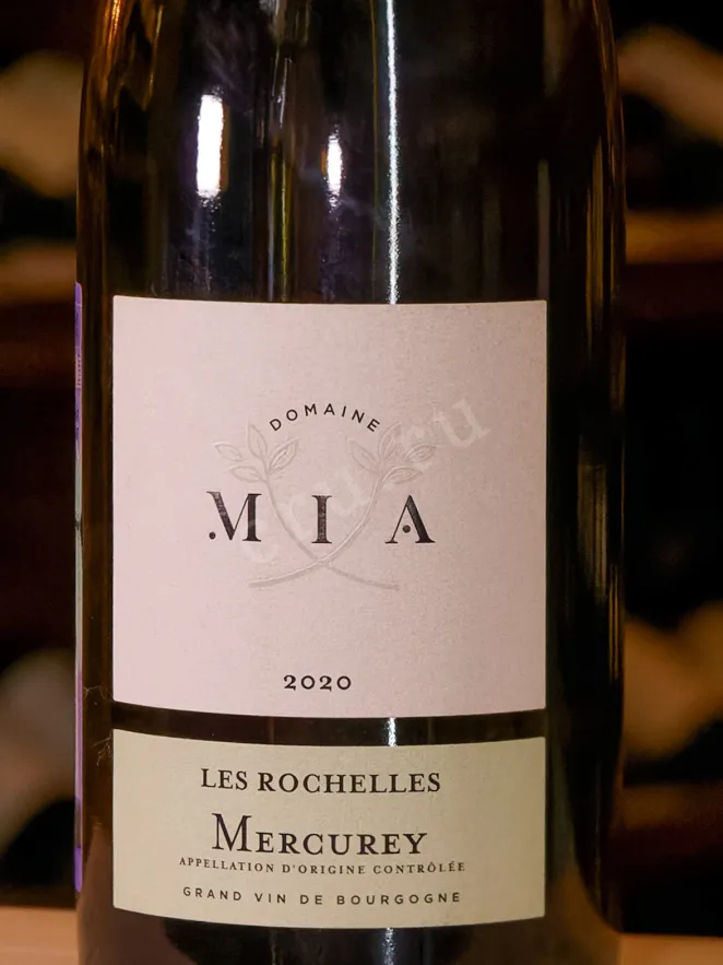 В магазине Крю Профи Domaine MIA Les Rochelles Mercurey 2020 0.75 л