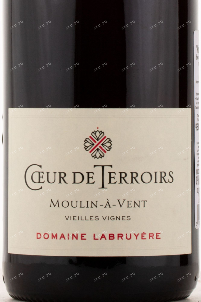 Этикетка вина Domaine Labruyere Moulin-a-Vent Coeur de Terroirs 2014 0.75 л