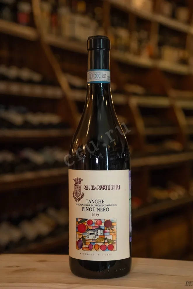 В магазине Крю Профи G.D. Vajra Langhe DOC Rosso Pinot Nero 2019 0.75 л