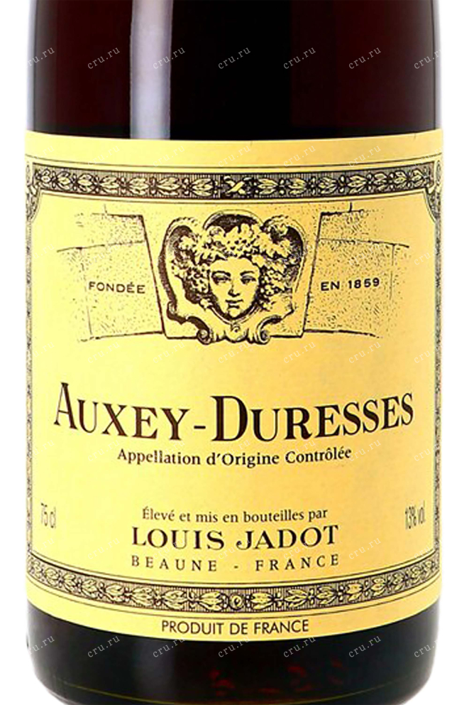 Этикетка Louis Jadot Auxey-Duresses AOC 2016 0.75 л