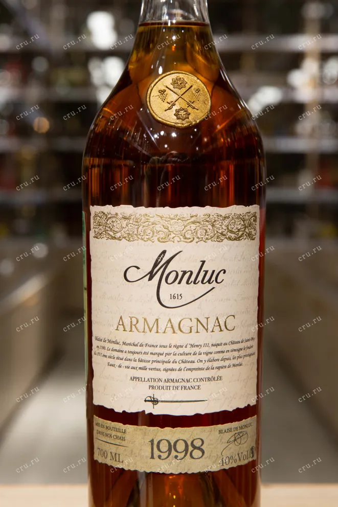 Этикетка Monluc 1998 0.7 л