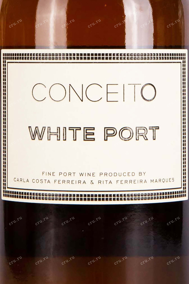 Этикетка Conceito White Port 2022 0.75 л