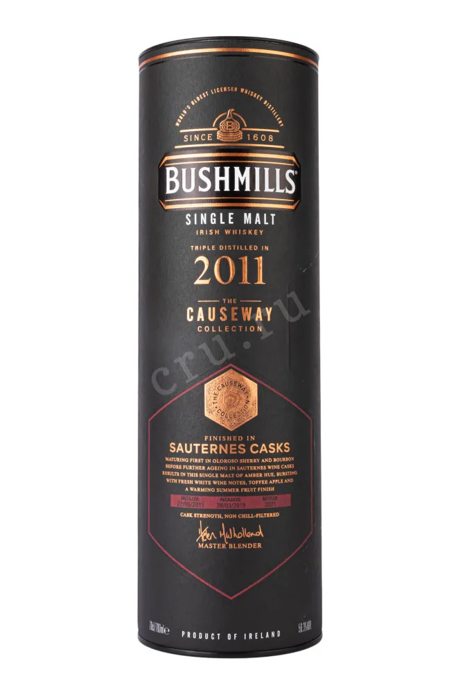 Туба Bushmills The Causeway Collection 2011 in tube 0.7 л