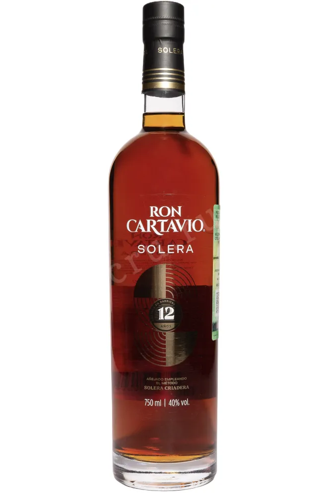 Бутылка Cartavio Solera 12 Years Old in gift box 0.75 л