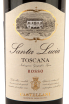 Этикетка Santa Lucia Toscana Rosso IGT 0.75 л