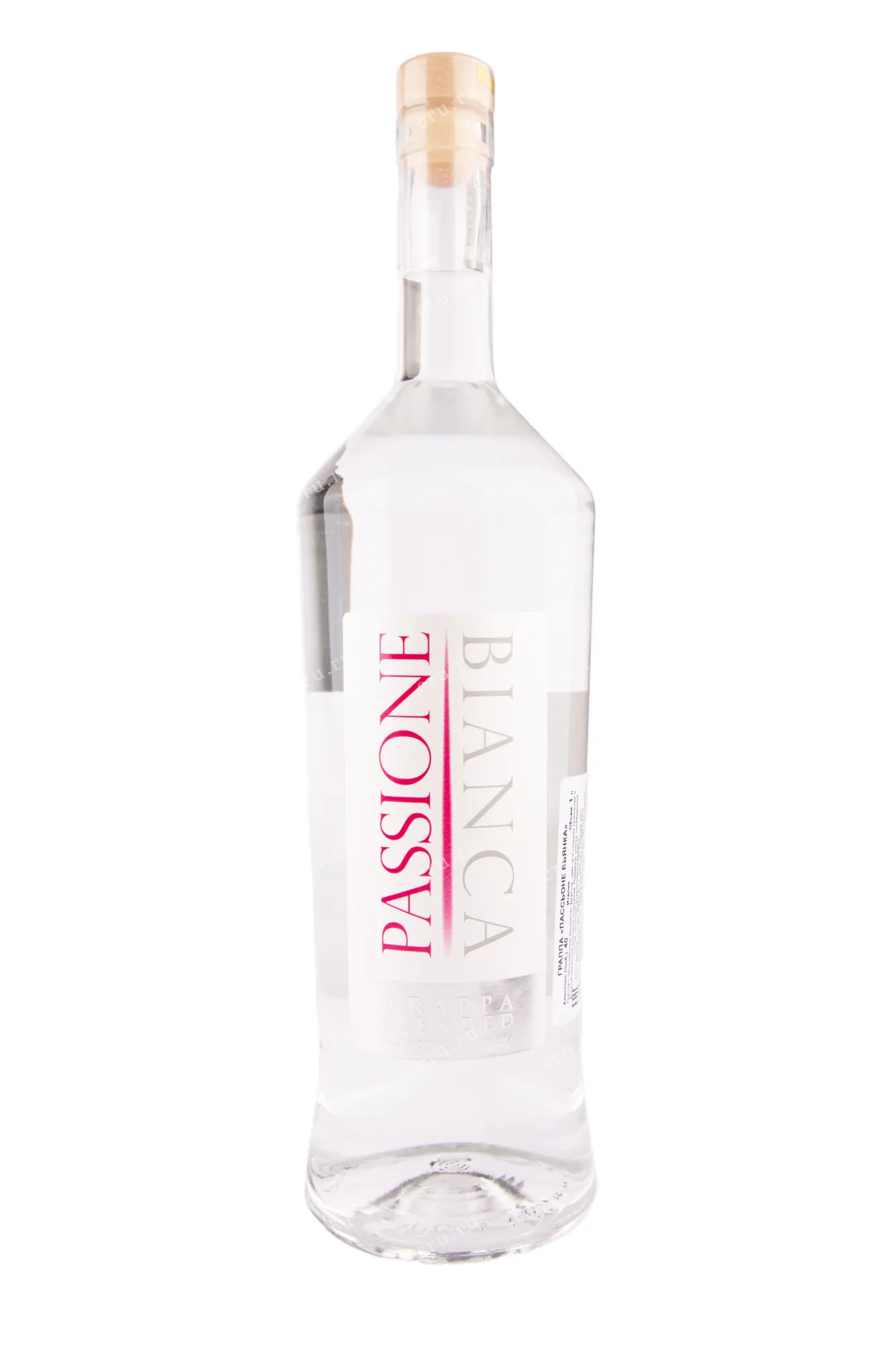 Фото — Граппа Passione Bianca  1 л