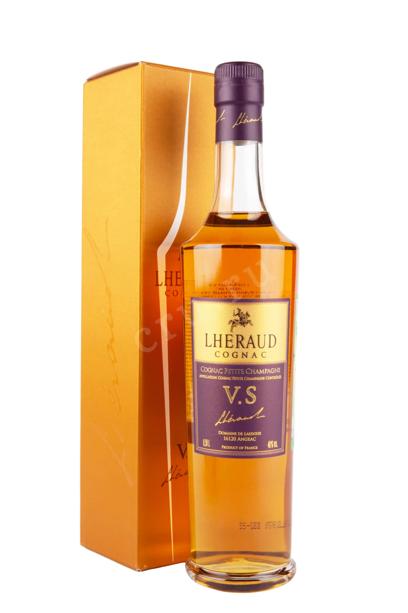 Фото — Коньяк Lheraud Cognac VS  0.5 л