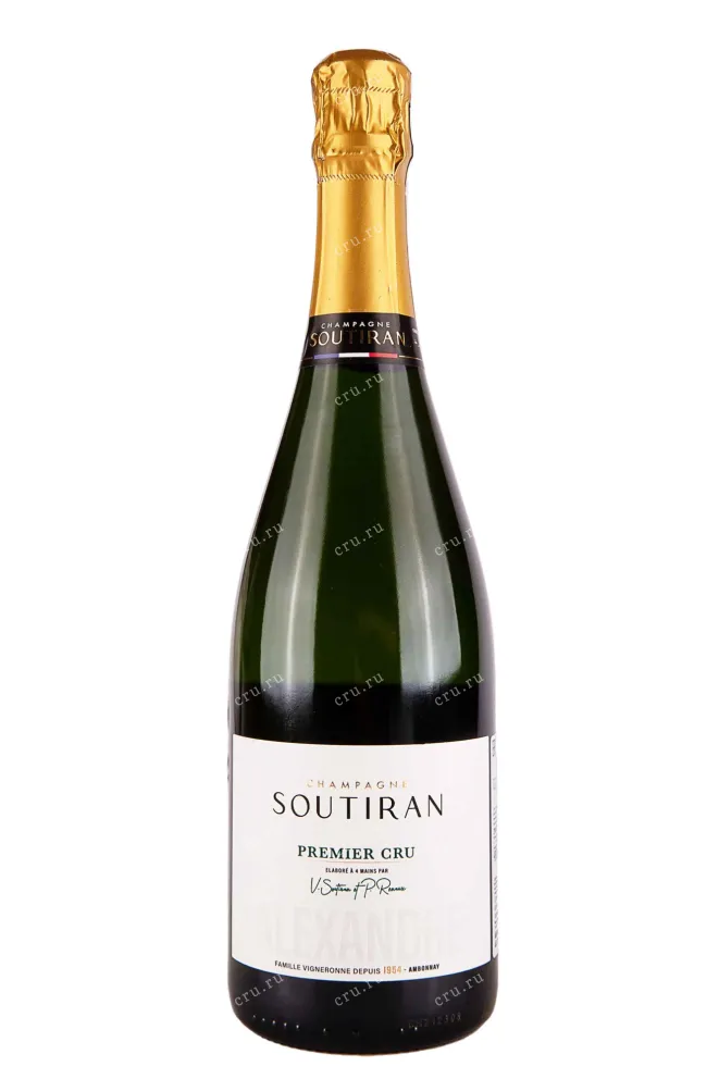 Шампанское Soutiran Alexandre Premier Cru Brut 2020 0.75 л